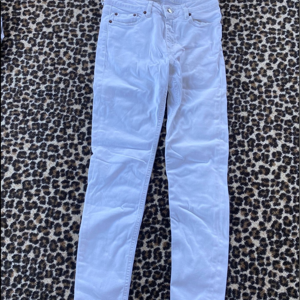 Acne Studios White Jeans